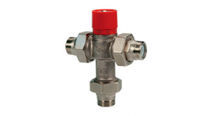 Термостатический смесительный клапан GIACOMINI с отводами 1"M x 1"M x 1"M (R156X025)