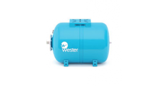 Wester  WAO150 л  бак мембранный для водоснабжения горизонтальный 